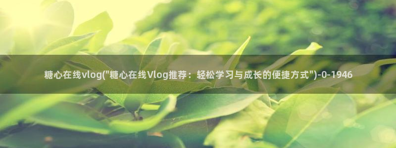 糖心vlog橘子