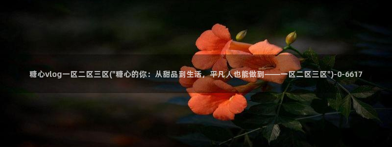 糖心vlog进入在线：糖心vlog一区二区三区(